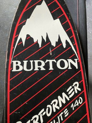 Vintage Burton Elite Performer 140 Snowboard