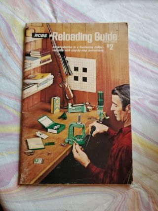 Vintage 1976 Fourth Edition Rcbs Reloading Guide •
