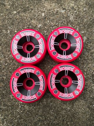 NOS Vintage Pink Powell Peralta T - Bones 95A Skateboard Wheels G 3