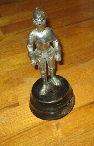 Vintage Thorens Swiss Suit Of Armor Knight Table Figural Cigarette Lighter