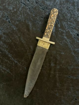 ANTIQUE 19th CENTURY BOWIE KNIFE BY BUCK TOTTENHAM COURT RD LONDON 2