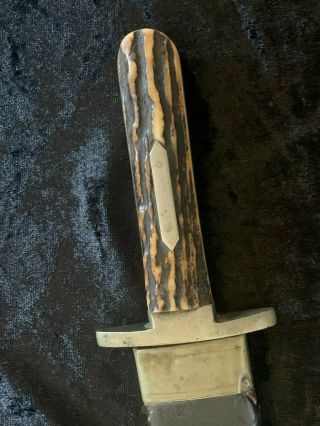 ANTIQUE 19th CENTURY BOWIE KNIFE BY BUCK TOTTENHAM COURT RD LONDON 3