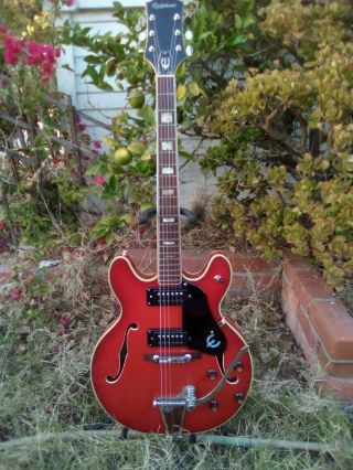 Epiphone Ea - 250 Hollow Body Archtop Electric Guitar Vintage 1970’s