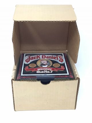 Vintage Jack Daniel Napkins With Tin (boxed)