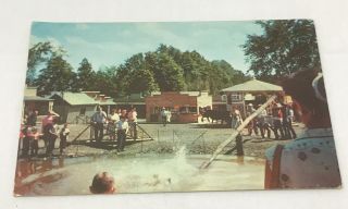 Vintage Post Card Carson City Catskill Ny Dunking Pond Pc112