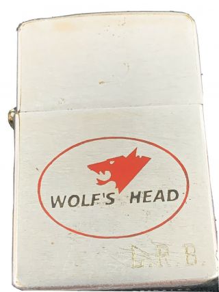 1965 Zippo Lighter - Wolf’s Head Motor Oil