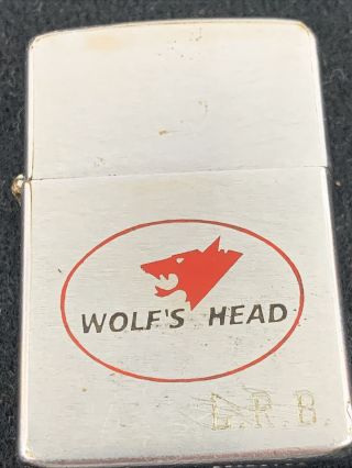 1965 Zippo Lighter - Wolf’s Head Motor Oil 2
