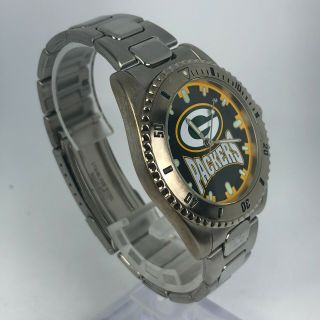 Vintage Relic Mens 1997 Green Bay Packers Team NFL Stainless Steel Band Watch 3