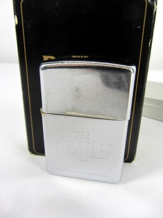 Zippo " The Beatles " Pocket Lighter Good 1996