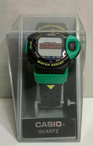 Vintage Casio Jp - 200w Sport Gps Heart Rate Monitor Qw.  1009 Year 1992 Wr.  50