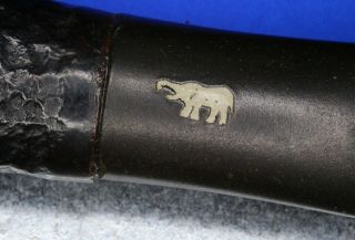 Vintage KIKO Tanzania Elephant logo Meerschaum smoking pipe,  4¼ inch [20993] 3