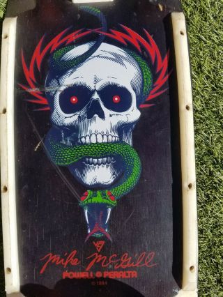 1984 Mike Mcgill Powell Peralta Complete Skateboard Indys And Visions
