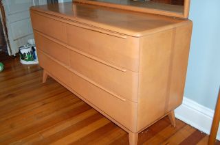 heywood wakefield bedroom dresser chest of drawers champagne 1514 3