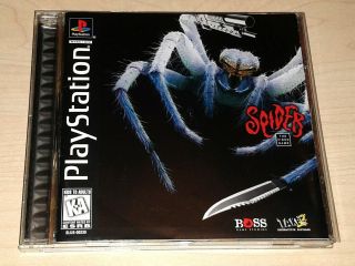 Spider Ps1 Sony Playstation 1 Psx Ps One Vintage Game Complete Cib