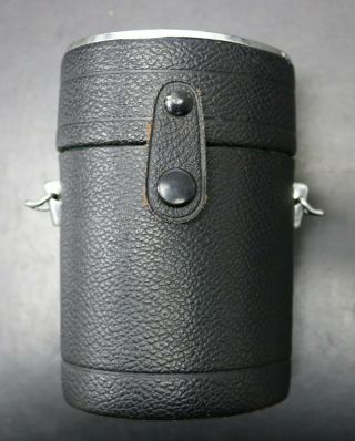 Vintage Camera Lens - Auto Miranda 1:2.  8 f = 135mm Lens With Black Leather Case 3