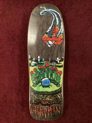 Nos Vintage 1991 Santa Monica Airlines Brandon Chapman Skateboard Deck