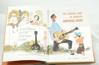 Vtg Fireside Book Of Favorite American Songs Piano Music Copyright 1952 Hardback