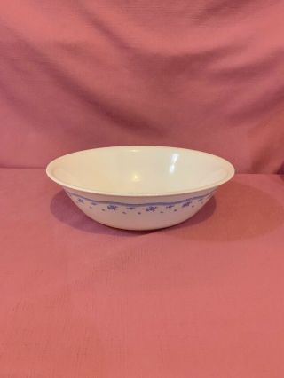 Vintage Corelle Corning Morning Blue 10 " Round Serving Bowl Dish Shelf 2