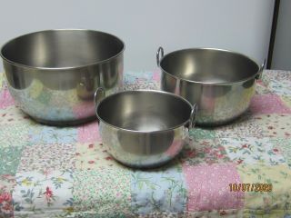 Vtg.  General Electric/ge Stainless Steel Mixing Bowl Stand Mixers,  2 Others