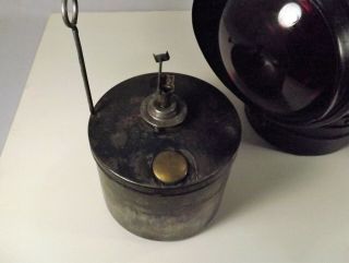Antique Armspear Mfg Co Railroad Lantern 4 Lens COMPLETE Dated 1919 w Burner 6