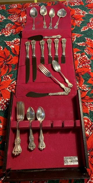 Set 30 Piece Towle Old Colonial Sterling Silver Flatware