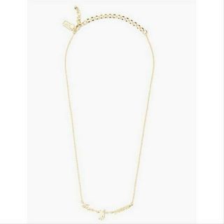 Kate Spade O0ru2032 Cat ' s Meow Gold Necklace 2