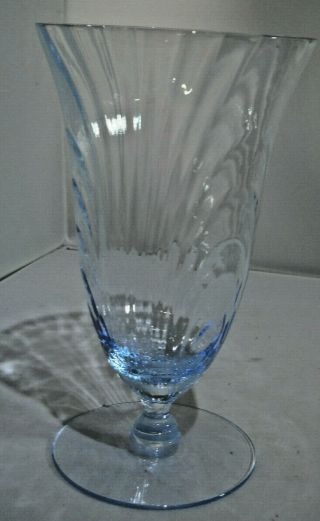 Vintage Cambridge Glass Caprice Moon light Blue Ice tea/water glass 2