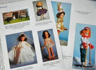 9p History Article & Color ID Pics - VTG Richwood Sandra Sue Dolls 3