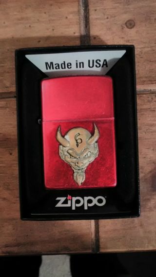 Rare Candy Red Devil ZIPPO Lighter,  circa 2006 2