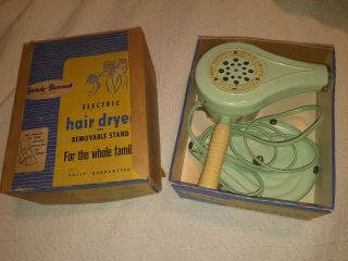 Antique Vintage Handy - Hannah Electric Hair Dryer W Stand