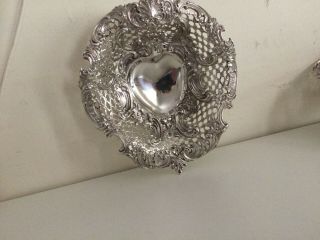 Fabulous Antique Tiffany & Co.  Sterling Silver Bon Bon Dishes 326 grams 6
