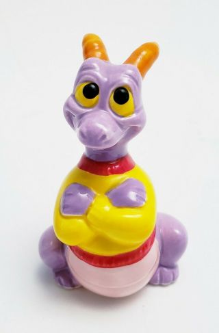 Vintage 1982 Disney Epcot Figment The Purple Dragon Figurine - Made In Japan