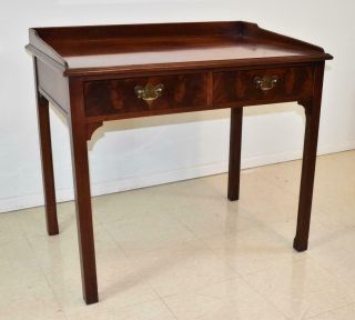 Ladies Mahogany Chippendale Writing Desk By Hickory Chair Co.  James River