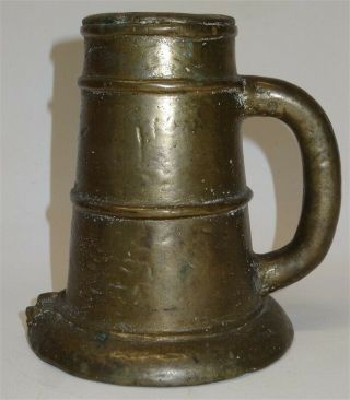 Antique Maritime Bronze Brass Thunder Mug Signal Cannon