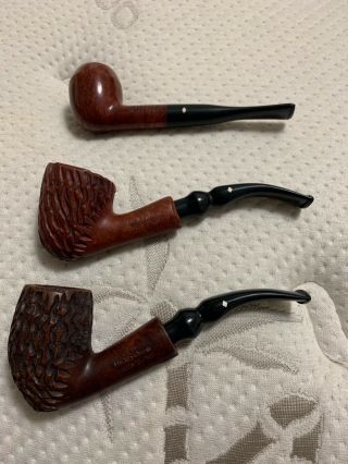 Dr Grabow Pipes - Assorted (2 Freehands & 1 Grand Duke)