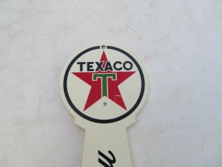 Vintage Texaco Sign Plastic Gas Oil Men Restroom Key Fob 2
