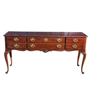 Vintage Traditional Chippendale Style Cherry Buffet Server Sideboard By Drexel