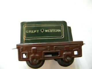 Great Western O Gauge Tender For Kbn Or Hornby Train Antique Vintage