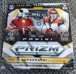 2020 Panini Prizm Football Mega Box & - 20 Cards - 1 Autograph Nfl