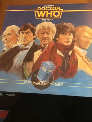 Vintage Doctor Who 1980s Vinyl Lp Dr Who The Music 1983