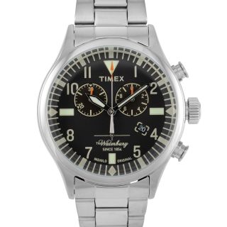 Timex Waterbury Traditional Chronograph Stainless Steel Watch Tw2r24900