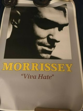 Morrissey Viva Hate Poster Vintage 35.  5 X 24.  5