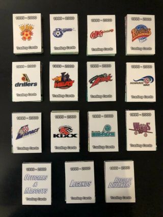 Complete,  boxed set of 1999 - 2000 NPSL indoor soccer trading cards by Roox Sports 3