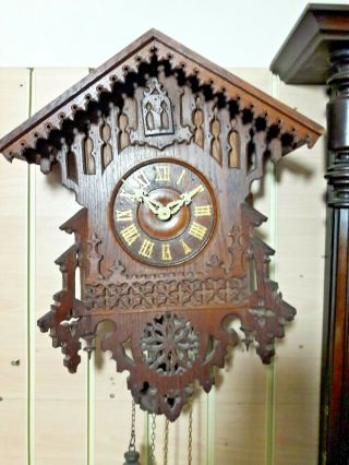 Large 19th Century Antique Black Forest Cuckoo Clock