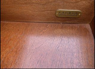 Vintage Ralph Lauren Furniture 6 Drawer Carved Mahogany Wood Dresser 3