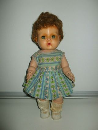 Vintage American Character Tiny Tears Doll 12 Inch