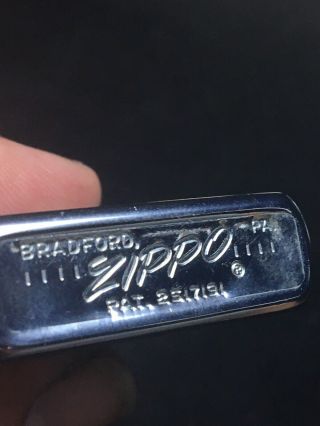 Vintage Zippo Lighter Rare Early 3