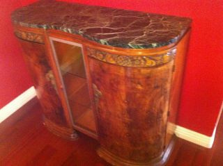 Art Deco Sideboard with Marble Top 2