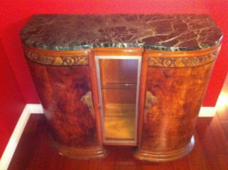 Art Deco Sideboard with Marble Top 3