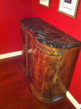Art Deco Sideboard with Marble Top 5